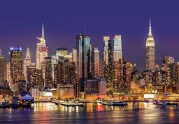 Fototapeta - NYC: Nocne miasto - obrazek 6