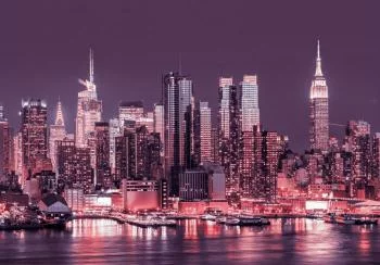 Fototapeta - NYC: Fioletowe noce - obrazek 6