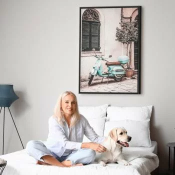 Obraz - Kultowa vespa (1-częściowy) pionowy - obrazek 6