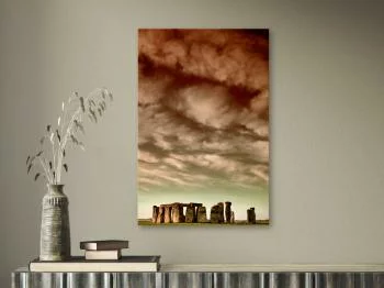 Obraz - Chmury nad Stonehenge (1-częściowy) pionowy - obrazek 2