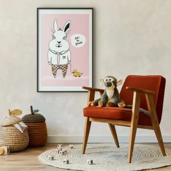 Plakat - Przyjaciel królika - obrazek 2