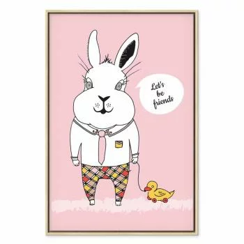 Obraz - Przyjaciel królika (1-częściowy) pionowy - obrazek 2