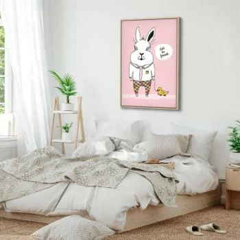 Obraz - Przyjaciel królika (1-częściowy) pionowy - obrazek 6