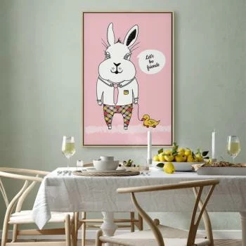 Obraz - Przyjaciel królika (1-częściowy) pionowy - obrazek 7