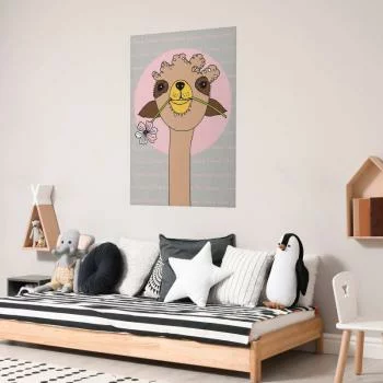 Plakat - Wesoła lama - obrazek 2