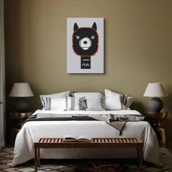 Obraz - Dekoracyjna alpaka (1-częściowy) pionowy - obrazek 6