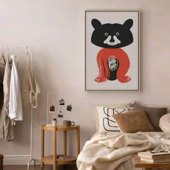 Obraz - Sympatyczny pan szop (1-częściowy) pionowy - obrazek 6