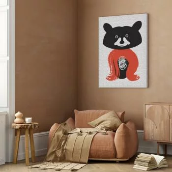 Obraz - Sympatyczny pan szop (1-częściowy) pionowy - obrazek 5