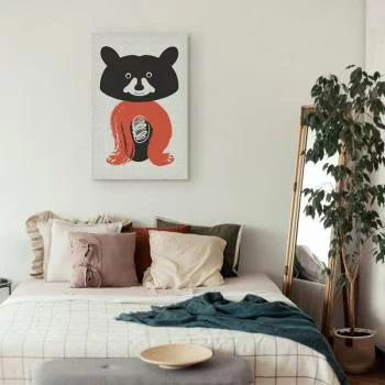 Obraz - Sympatyczny pan szop (1-częściowy) pionowy - obrazek 6