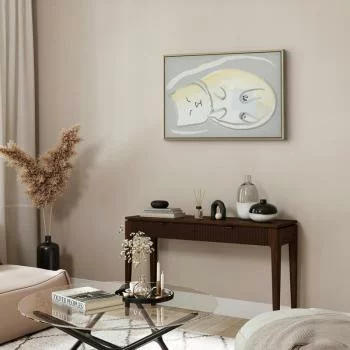 Obraz - Śpiący kotek (1-częściowy) pionowy - obrazek 5