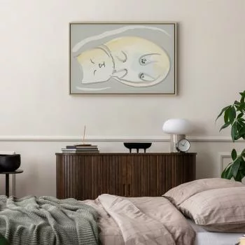 Obraz - Śpiący kotek (1-częściowy) pionowy - obrazek 6