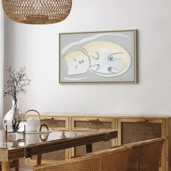 Obraz - Śpiący kotek (1-częściowy) pionowy - obrazek 7