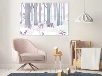 Obraz - Bajkowy las (1-częściowy) szeroki - drugi wariant - obrazek 2