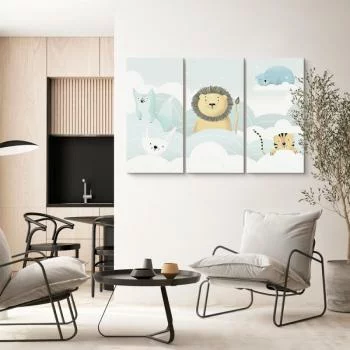 Obraz - Bajkowe zoo (3-częściowy) - obrazek 5