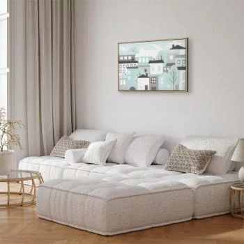 Obraz - Kolorowe miasteczko (1-częściowy) szeroki - obrazek 5