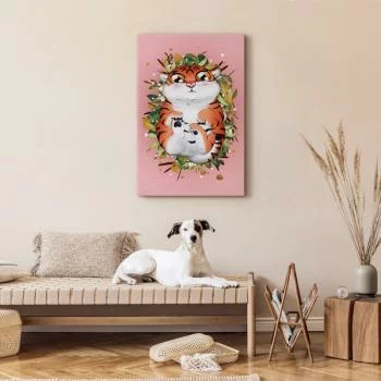 Obraz - Tygrysek na trawie (1-częściowy) pionowy - obrazek 5