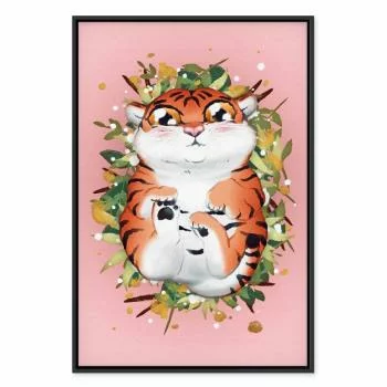 Obraz - Tygrysek na trawie (1-częściowy) pionowy - obrazek 2