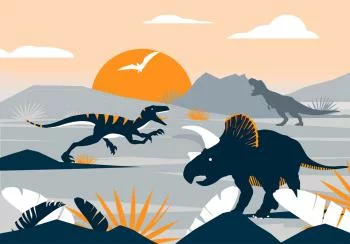 Fototapeta - Ostatnie dinozaury - trzeci wariant - obrazek 6