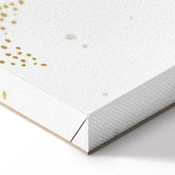 Obraz - Bajeczna galaktyka - Fazy księżyca w odcieniach żółci wśród gwiazdek w barwach beżu i popielu z gwiezdnym pyłem - obrazek 8