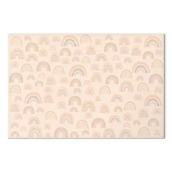 Obraz - Sierpniowe niebo - różnej wielkości tęcze w spokojnych kolorach - obrazek 2