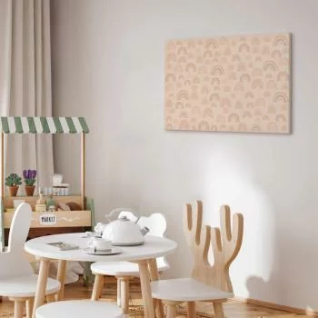 Obraz - Sierpniowe niebo - różnej wielkości tęcze w spokojnych kolorach - obrazek 7