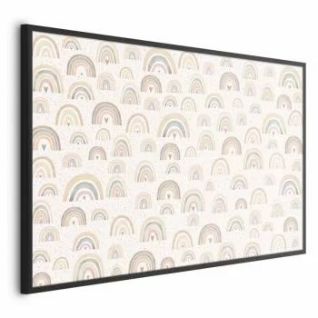 Plakat - Tęcze i serca