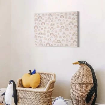 Obraz - Wiosna - pastelowe tęcze z serduszkami w deszczowy dzień - obrazek 6