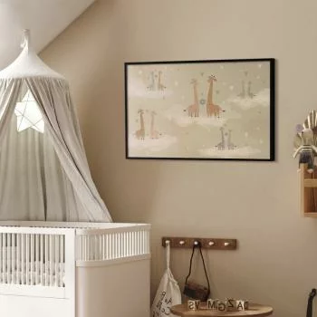 Plakat - Zakochane żyrafy - obrazek 2