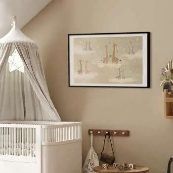 Plakat - Zakochane żyrafy - obrazek 2