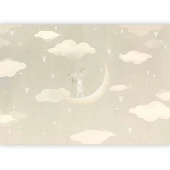 Fototapeta - Myszka na księżycu - obrazek 2