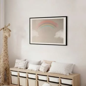 Plakat - Tęcza w deszczu - obrazek 2