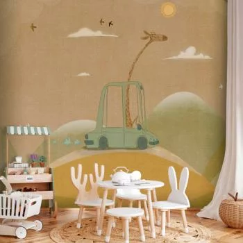 Fototapeta - Podróżująca żyrafa - obrazek 6