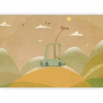 Fototapeta - Podróżująca żyrafa - obrazek 2