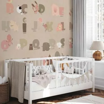 Fototapeta - Beżowe abecadło - obrazek 5