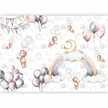 Fototapeta - Misie w przestworzach - obrazek 2