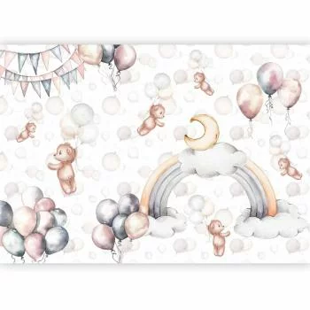 Fototapeta - Misie w przestworzach - obrazek 2