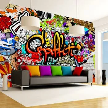 Fototapeta - Kolorowe graffiti - obrazek 2