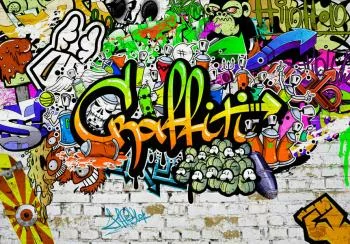 Fototapeta - Graffiti na ścianie - obrazek 6