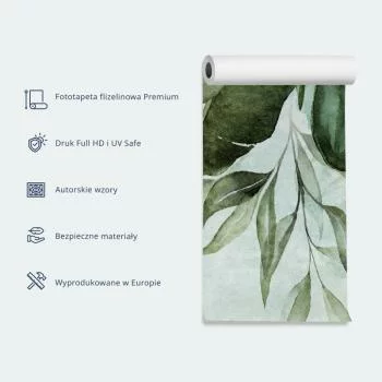 Fototapeta - Wzburzony ocean - abstrakcyjna niebieska kompozycja w stylu akwareli - obrazek 3