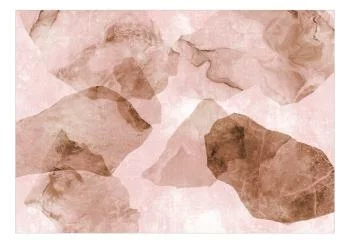 Fototapeta wodoodporna - Różowe terrazo - minimalistyczne tło w marmurowy akwarelowy deseń - obrazek 2