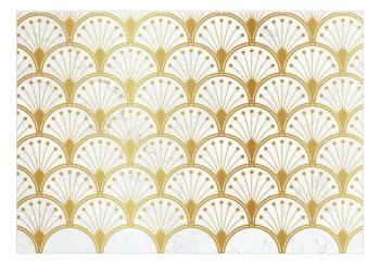 Fototapeta - Złoto i marmur wzór inspirowany art deco - obrazek 2