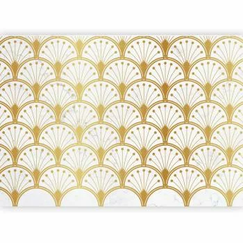 Fototapeta - Złoto i marmur wzór inspirowany art deco - obrazek 2