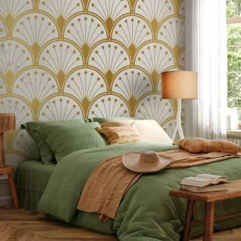 Fototapeta - Złoto i marmur wzór inspirowany art deco - obrazek 5