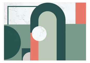 Fototapeta - Geometryczny wzór z motywem marmuru - obrazek 2