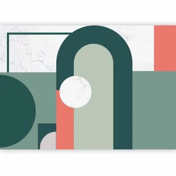 Fototapeta - Geometryczny wzór z motywem marmuru - obrazek 2