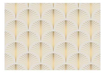 Fototapeta - Złoty linearny wzór na marmurowym tle - obrazek 2