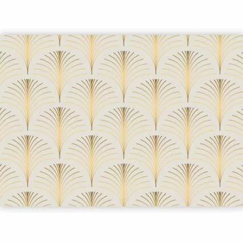 Fototapeta - Złoty linearny wzór na marmurowym tle - obrazek 2