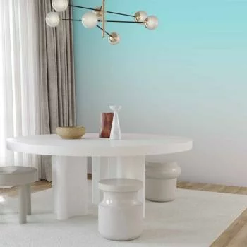 Fototapeta - Letni Poranek - przejście kolorów od jasnoniebieskiego do różowego - obrazek 6