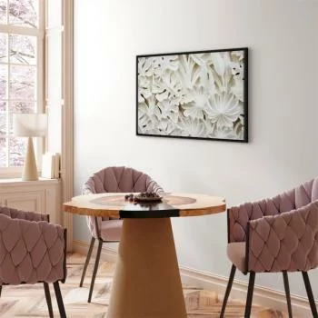 Obraz - Ceramiczne liście (1-częściowy) szeroki - obrazek 5