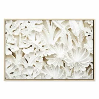 Obraz - Ceramiczne liście (1-częściowy) szeroki - obrazek 2